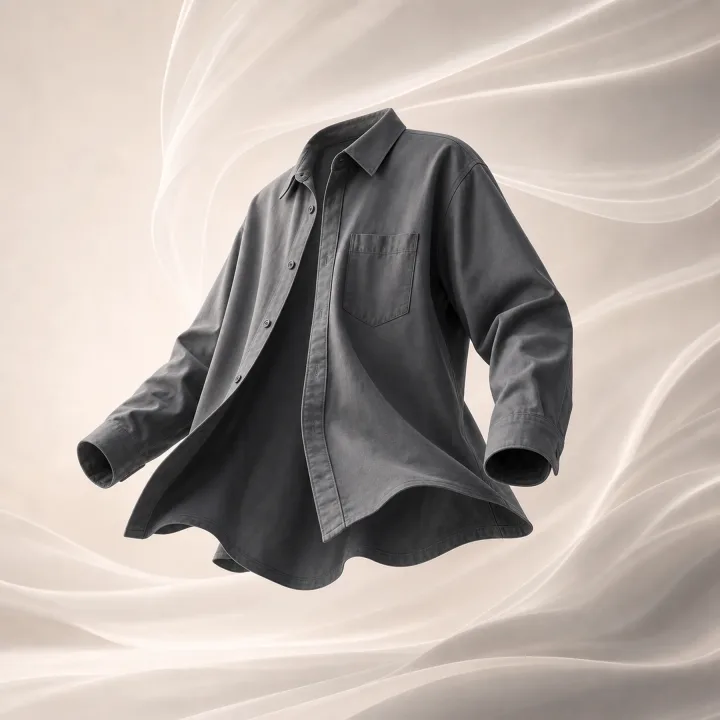 Field Overshirt in Graphite