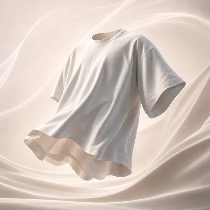 Flow Tee in Ivory