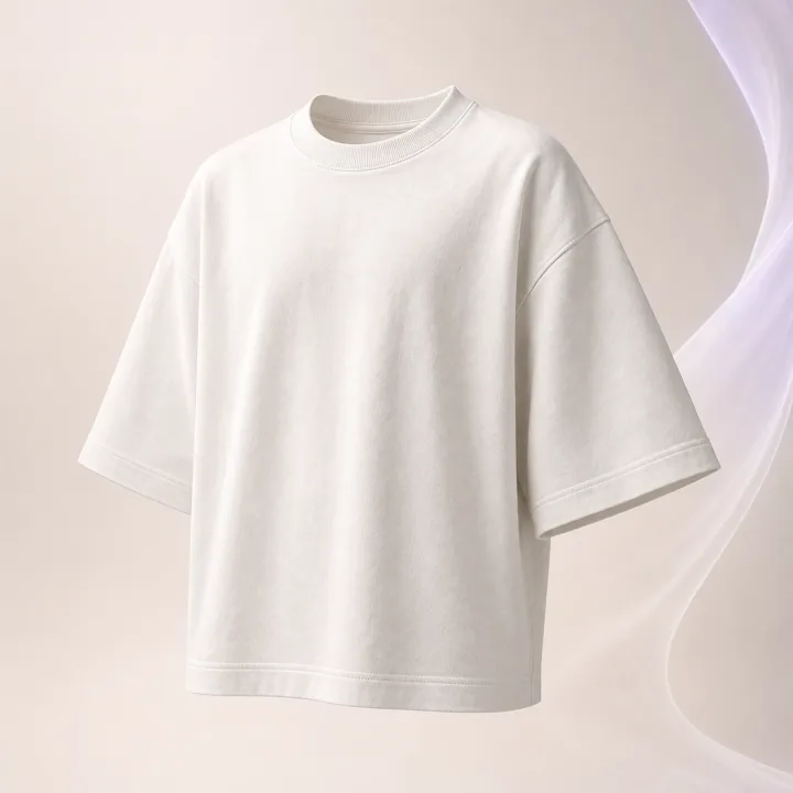 Still Tee in Warm white
