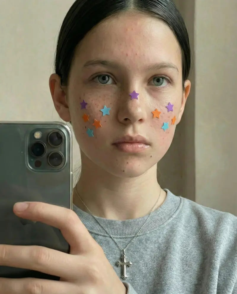 Blotting Paper vs Powder No Makeup Look